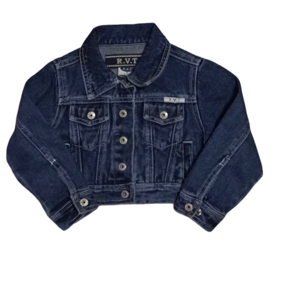 Cropped R.V.T. Jean Jacket Size 5 years